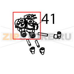 Elettrovalvola 3 solenoidi Tecnoeka KF 1010 A UD Elettrovalvola 3 solenoidi Tecnoeka KF 1010 A UDЗапчасть на деталировке под номером: 41