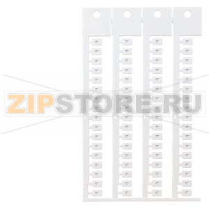 inscription label, front, with L-, vertical, terminal width: 5 mm, H: 7 mm, white Siemens 8WA8348-2AG 