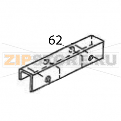 Brush bracket Sato M84Pro Brush bracket Sato M84ProЗапчасть на деталировке под номером: 62Название запчасти на английском языке: Brush bracket Sato M84Pro.