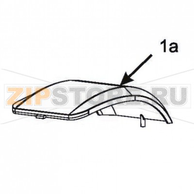 Окошко крышки Zebra GX420d Окошко крышки Zebra GX420dЗапчасть на сборочном чертеже под номером: 1аНазвание запчасти Zebra на английском языке: Media Window 