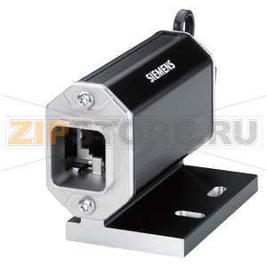 IE RJ45 COUPLER PRO, IP65, RJ45 PUSH PULL COUPLER ON-SITE MOUNTING  WITH IE FC RJ45 PLUG PRO METAL HOUSING (PACKAGING UNIT 1 PLUG) Siemens 6GK1901-0BP10-6AA0 