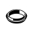 Guarnizione x cont. caffe’ NBR/45 nero Saeco Royal Classic