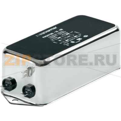 Фильтр сетевой 1 А, 250 В/AC, 22 мГн, 85x30.3 мм, 1 шт Schaffner FN 2070-1-06 