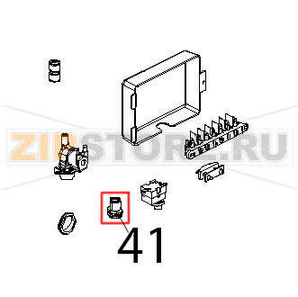 Passaparete Ø: 8 Unox XV 203G Passaparete Ø: 8 Unox XV 203GЗапчасть на деталировке под номером: 41