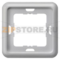 DELTA PROFIL СЕРЕБРЯНЫЙ ЗАЩИТНАЯ КРЫШКА 1-МЕСТНАЯ 80X80MM Siemens 5TG1771