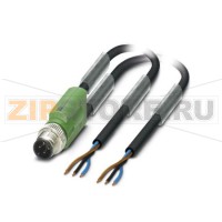 Кабель для датчика / исполнительного элемента Phoenix Contact SAC-3P-Y/2X 3,0-PUR SCO