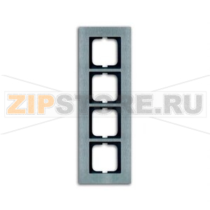 Рамка четырехместная, сталь ABB 17203.69 