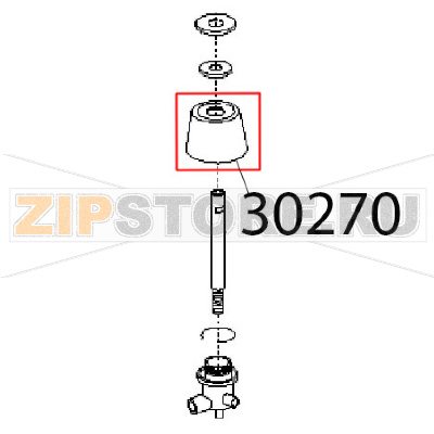 Torretta inferiore Angelo Po KD130EAT Torretta inferiore Angelo Po KD130EATЗапчасть на деталировке под номером: 30270
