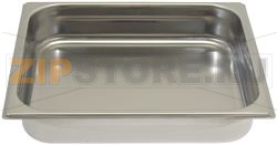 СЛИВНОЙ ЛОТОК ИЗ НЕРЖ. СТАЛИ GN 2/3 355X325XH65 ММ 