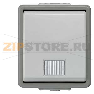 DELTA FLACHE ВЫКЛЮЧАТЕЛЬ 10А 250В НАВЕСНОГО МОНТАЖА IP44 С ЗАЩИТОЙ ОТ БРЫЗГ С КОНТРОЛЬНОЙ ЛАМПОЙ 1 КЛАВИША Siemens 5TA4700 