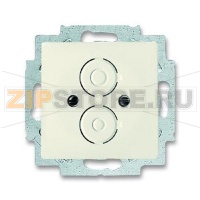 Накладка с суппортом для разъёмов, слоновая кость ABB 2CKA001710A3655