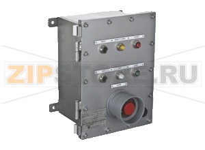 Взрывозащищённая коробка Stainless Steel Enclosure with flanged Cover EJB/X Pepperl+Fuchs Electrical specificationsOperating voltage660 V DC / 1000 V AC max.Operating current1600 A max.Mechanical specificationsEnclosure coverdetachable , optional hingesCover fixingStainless steel hexagonal head screwsDegree of protectionIP66 (IP67 with O-ring)Cable entrysee PDF data sheetDefined entry areasee PDF data sheetMaterialEnclosureAISI 316L stainless steelFinishshot peenedMasssee PDF data sheetMountingsee PDF data sheetAmbient conditionsAmbient temperaturesee PDF data sheetData for application in connection with hazardous areasEC-Type Examination CertificateGroup, category, type of protection, temperature class [Ex] II 2 GDEx d IIB+H2 Gb (EJB20 / 20 A in aluminum: Ex d IIB)Ex tb IIIC DbInternational approvalsIECEx approvalIECEx INE 14.0029XConformityDegree of protectionEN60529General informationOrdering informationThis Solution will be delivered completely configured and assembled ready for use. For configuration details please contact Customer Service.Supplementary informationEC-Type Examination Certificate, Statement of Conformity, Declaration of Conformity, Attestation of Conformity and instructions have to be observed where applicable. For information see www.pepperl-fuchs.com.