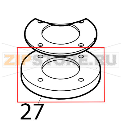 Flange Silanos N700 PS Flange Silanos N700 PSЗапчасть на деталировке под номером: 27
