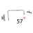 Stainless steel nut M14, H=8, CH=22 Unox XVC 205E