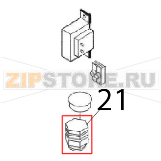 Insulating block fairlead Angelo Po FM1011E1 Insulating block fairlead Angelo Po FM1011E1Запчасть на деталировке под номером: 21