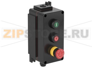 Модуль управления Control Unit Ex e, GRP, 3 Functions LCP3.PGMX.PRMX.ERMX.B.1 Pepperl+Fuchs Electrical specificationsOperating voltage250 V max.Operating current16 A max.Terminal capacity2.5 mm2FunctionpushbuttonColorgreenContact configuration1x NO / 1x NCUsage categoryAC12 - 12 ... 250 V AC - 16 AAC15 - 12 ... 250 V AC - 10 ADC13 - 12 ... 110 V DC - 1 ADC13 - 12 ... 24 V DC - 1ANumber of poles2LabelingIFunction 2pushbuttonColorredContact configuration1x NO / 1x NCUsage categoryAC12 - 12 ... 250 V AC - 16 AAC15 - 12 ... 250 V AC - 10 ADC13 - 12 ... 110 V DC - 1 ADC13 - 12 ... 24 V DC - 1ANumber of poles2LabelingOFunction 3mushroom buttonColorredContact configuration1x NO / 1x NCUsage categoryAC12 - 12 ... 250 V AC - 16 AAC15 - 12 ... 250 V AC - 10 ADC13 - 12 ... 110 V DC - 1 ADC13 - 12 ... 24 V DC - 1ANumber of poles2Operator actionlatching , pull to releaseLabelingEMERGENCY STOP / NOT AUSMechanical specificationsHeight220 mm (A)Width110 mm (B)Depth101 mm (C)External dimension142 mm with operators (C1) 235 mm with mounting brackets (K)Fixing holes distance, height220 mm (G)Fixing holes distance, width78 mm (H)Enclosure coverfully detachableCover fixingM6 stainless steel socket cap head screwsFixing holes diameter7 mm (J)Degree of protectionIP66Cable entryNumber of cable entries1 x M20 in face A fitted with polyamide Ex e stopping plug1x M20 in face B fitted with polyamide Ex e cable glandDefined entry areaface A and face BMaterialEnclosurecarbon loaded, antistatic glass fiber reinforced polyester (GRP)Finishinherent color blackSealone piece solid silicone rubberMass3.5 kgMounting7 mm slots moulded into baseGrounding2.5 mm2 grounding terminalAmbient conditionsAmbient temperature-40 ... 55 °C (-40 ... 131 °F) @ T4 -40 ... 40 °C (-40 ... 104 °F) @ T6 Data for application in connection with hazardous areasEU-Type Examination CertificateCML 16 ATEX 3009 XMarking II 2 GD Ex db eb mb IIC T* Gb Ex tb IIIC T** °C Db T6/T80 °C @ Ta +40 °C T4/T130 °C @ Ta +55 °CInternational approvalsIECEx approvalIECEx CML 16.0008XEAC approvalTC RU C-DE.GB06.B.00567ConformityDegree of protectionEN 60529General informationSupplementary informationEC-Type Examination Certificate, Statement of Conformity, Declaration of Conformity, Attestation of Conformity and instructions have to be observed where applicable. For information see www.pepperl-fuchs.com.AccessoriesOptional accessoriesEngraved traffolyte tag labelEngraved AISI 316L stainless steel tag labelColor in-fill stainless steel tag label
