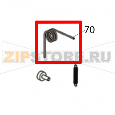 Print frame support spring (R) Godex EZPi-1200 Print frame support spring (R) Godex EZPi-1200Запчасть на деталировке под номером: 70Название запчасти Godex на английском языке: Print frame support spring (R) EZPi-1200.