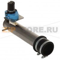 Патрубок заслонки в сборе с мотором Rational SCC 101/102 начиная с 11/2007