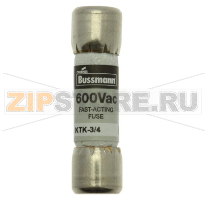 Предохранитель, 0.75 A, AC 600 В, 100 кА, 10x38 мм, UL, CSA, быстродействующий Eaton LIMITRON FAS 