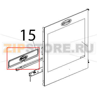 Profilo inox paracalore cruscotto STP Unox XVC 515G Profilo inox paracalore cruscotto STP Unox XVC 515GЗапчасть на деталировке под номером: 15