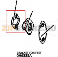 Bracket for feet Unox XB 893