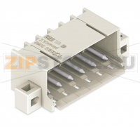 Вилка под пайку THR; 1.4 mm O solder pin; угловые; зажимное кольцо; Шаг контактов 5 мм; 5-пол.; светло-серые Wago 2092-1425/205-000