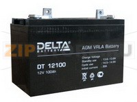 Delta DT 12100 Свинцово-кислотный аккумулятор Delta DT 12100 (характеристики): Напряжение - 12В; Емкость - 100Ач; Габариты: 330 мм x 171 мм x 220 мм, Вес: 32,5 кгТехнология аккумулятора: AGM VRLA Battery