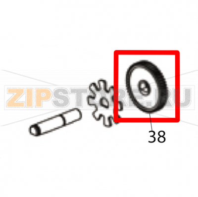 Spur gear (black) 52T*M0.5*4.0t Godex EZPi-1300 Spur gear (black) 52T*M0.5*4.0t Godex EZPi-1300Запчасть на деталировке под номером: 38Название запчасти Godex на английском языке: Spur gear (black) 52T*M0.5*4.0t EZPi-1300.