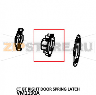 Ct Bt right door spring latch Unox XB 695 Ct Bt right door spring latch Unox XB 695Запчасть на деталировке под номером: 123Название запчасти на английском языке: Ct Bt right door spring latch Unox XB 695