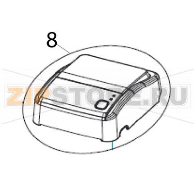 Module top cover Sato WS408 DT Module top cover Sato WS408 DTЗапчасть на деталировке под номером: 8Название запчасти на английском языке: Module top cover Sato WS408 DT.