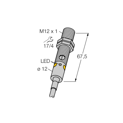 Датчик фотоэлектрический Turck M12PR W/30 