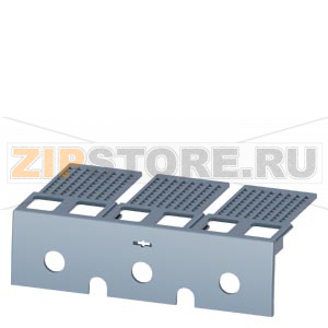 Terminal Cover 3 pole; 1 pc. with probe holes for voltage testing accessory for: 3VA5/6 400/600 Plug-in/Draw-out Base 3VA5/6 400/600 - Siemens 3VA9471-0WD31 