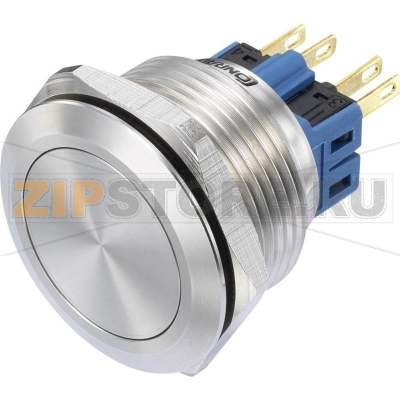 Кнопка 250 В/AC, 3 А, 1 x вкл/вкл, без фиксации, IP65, 1 шт TRU Components GQ28-11/S 