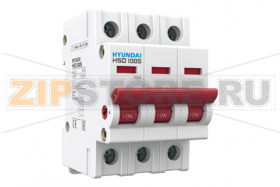 Выключатель нагрузки модульный 40 А, 3 полюса Hyundai Electric HSD100S3PDSS0000C00040_C 