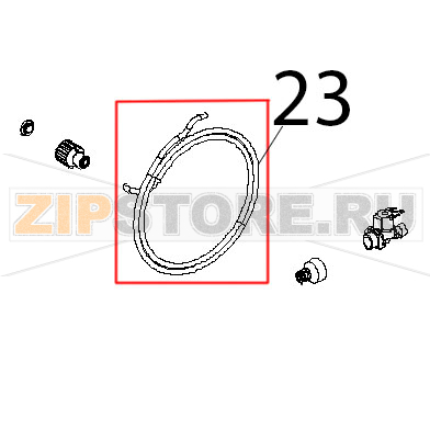 Tubo PE 7.93x4.75, trasparente Unox XL 404 Tubo PE 7.93x4.75, trasparente Unox XL 404Запчасть на деталировке под номером: 23