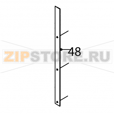 Junta lateral Fagor ECO-200 Junta lateral Fagor ECO-200Запчасть на деталировке под номером: 48Название запчасти Fagor на английском языке: Junta lateral ECO-200.