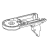 Lower Gear Case Caviar KitchenAid KSM90