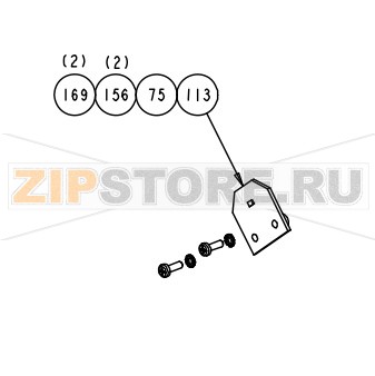 Винт М3х10 (крестовой) Datamax A-6310 Mark II LH Винт М3х10 (крестовой) Datamax A-6310 Mark II LHЗапчасть на сборочном чертеже под номером: 169Название запчасти Datamax на английском языке: (50PK) SCREW PHP M3 X 10MM CRES