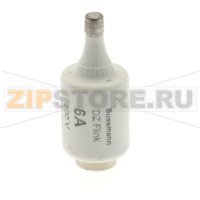 Предохранитель, 6 A, AC 500 В, 50 кА, D2, gR, IEC быстродействующий Eaton FUSE 6A DII/E27 500VAC