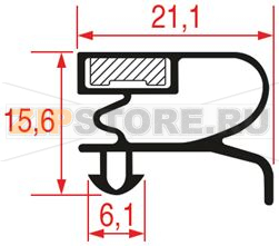 GUARNIZIONE AD INCASTRO 760x530 mm 
