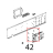 Supporto per scheda 24POT98 Unox XBC 404