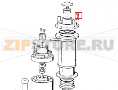 Schraube Scotsman MF 56 ASR      Schraube Scotsman MF 56 ASRЗапчасть на сборочном чертеже под номером: 52Название запчасти Scotsman на немецком языке: Schraube Scotsman MF 56 ASR