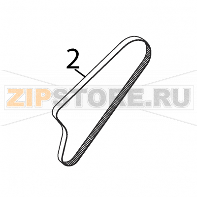 Timing belt Intermec PX4i Timing belt Intermec PX4iЗапчасть на деталировке под номером: 2Название запчасти на английском языке: Timing belt Intermec PX4i.