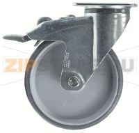 SWIVEL CASTOR WITH BRAKE ø 125mm