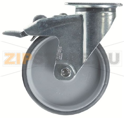 SWIVEL CASTOR WITH BRAKE ø 125mm 