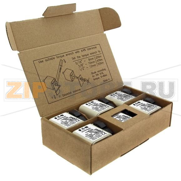 Предохранитель, 63 A, AC 690 В, 200 кА, size 1, 45x59x51 мм, aR, IEC UL Eaton FUSE 63A 690V 1* 