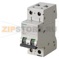 АВТОМАТИЧЕСКИЙ ВЫКЛЮЧАТЕЛЬ 10KA 2-ПОЛ. D20 Siemens 5SL4220-8
