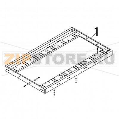 Welded framework (wash-rinse) Fagor FI-2700I Welded framework (wash-rinse) Fagor FI-2700IЗапчасть на деталировке под номером: 1Название запчасти Fagor на английском языке: Welded framework (wash-rinse) FI-2700I.