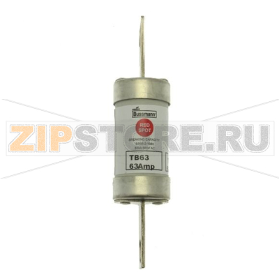 Предохранитель, 63 A, AC 660 В, DC 460 В, 80 кА, BS88, 27x112 мм, gL/gG, BS Eaton 63A 660V AC/4 
