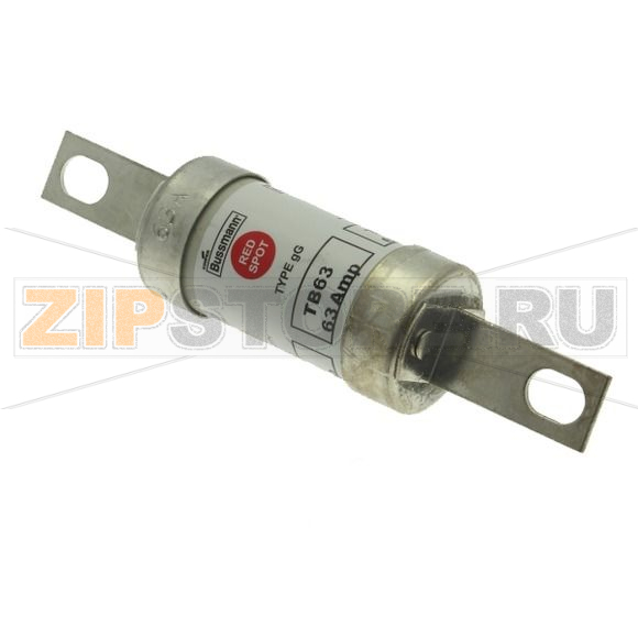 Предохранитель, 63 A, AC 660 В, DC 460 В, 80 кА, BS88, 27x112 мм, gL/gG, BS Eaton 63A 660V AC/4 